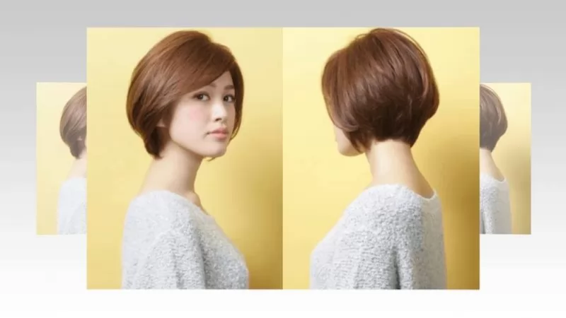 kiểu tóc bob nữ tỉa 2 tầng