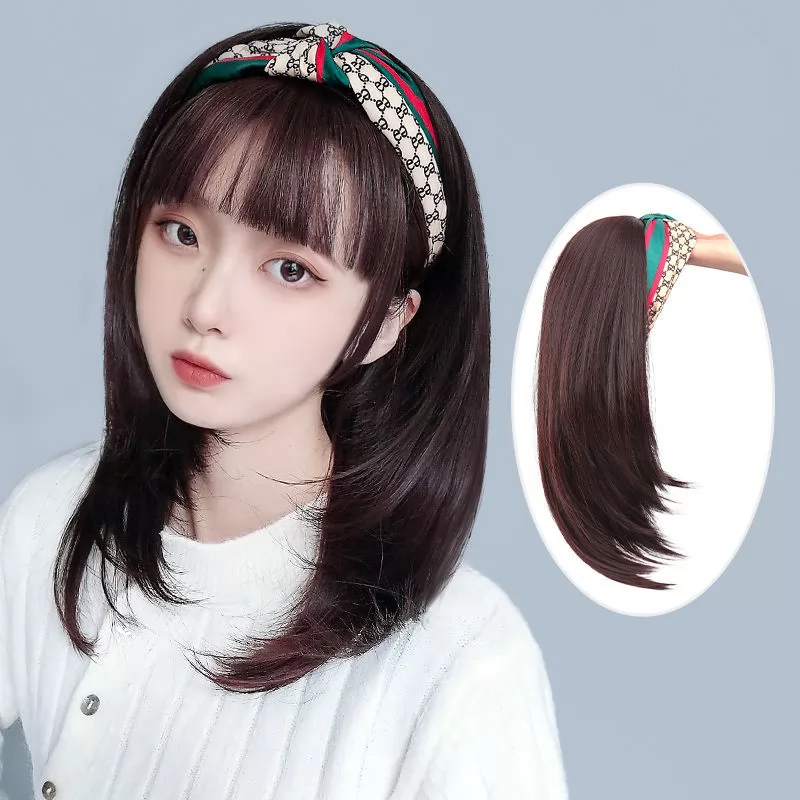 Top 9 kiểu tóc giả nửa đầu ngắn đẹp nhất hot trend 2021