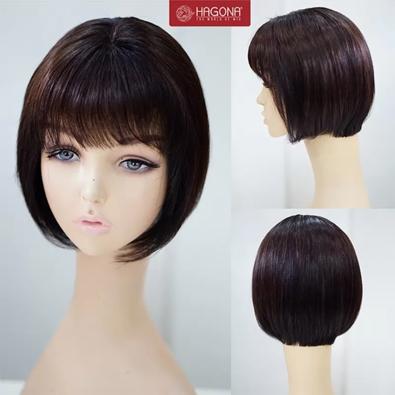 Kiểu tóc giả nữ trung niên uốn cụp