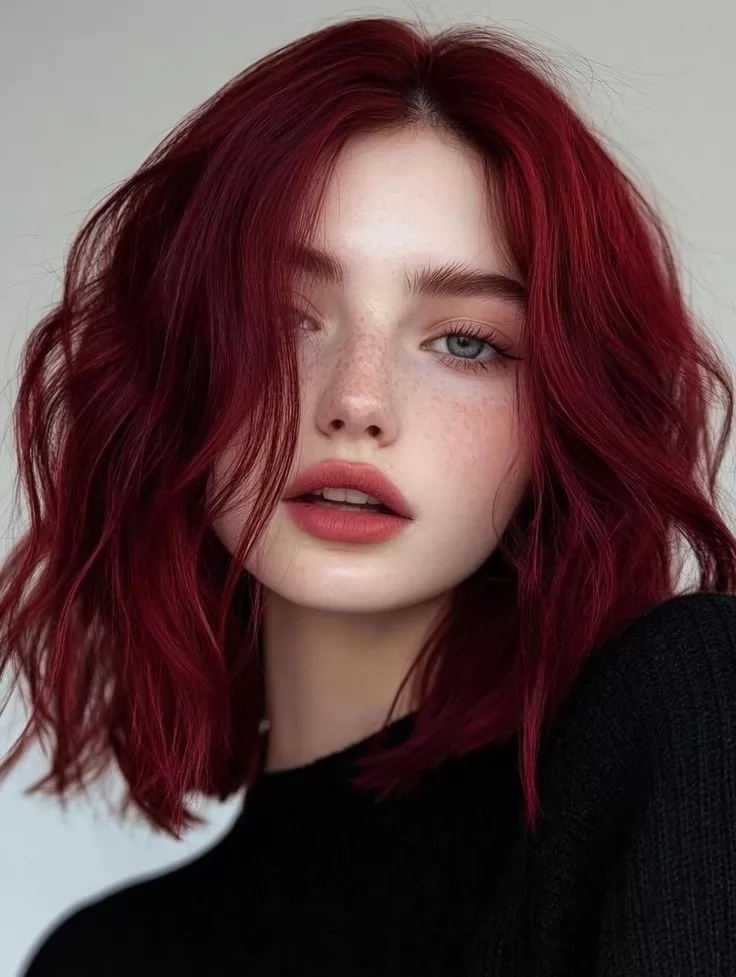 Tóc đỏ rượu vang trầm