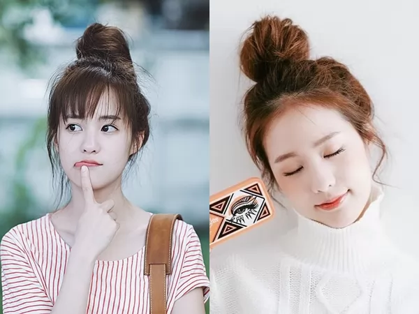kiểu tóc búi