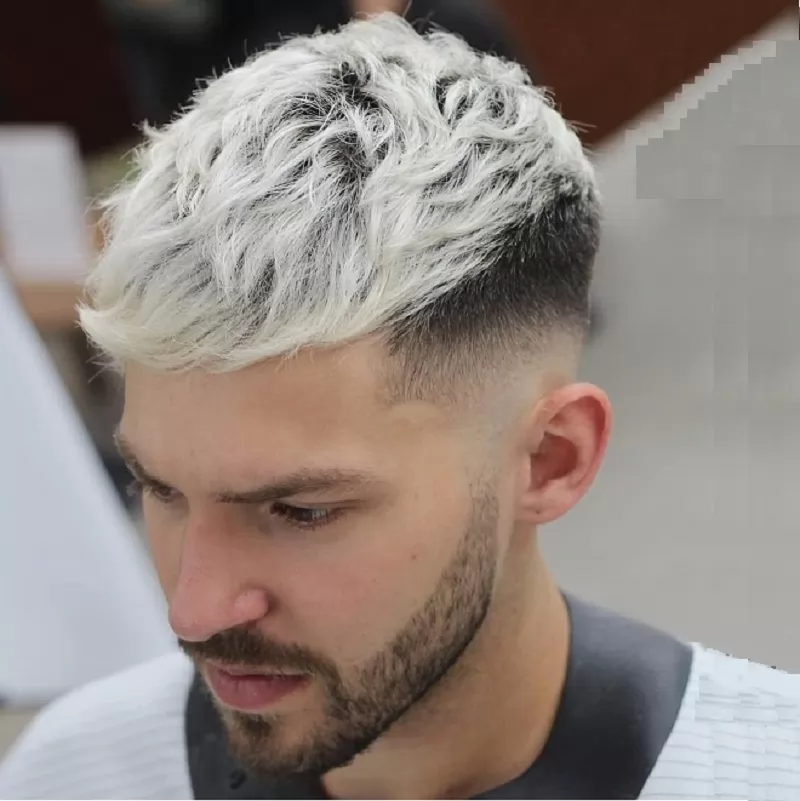tóc máu khói nam undercut