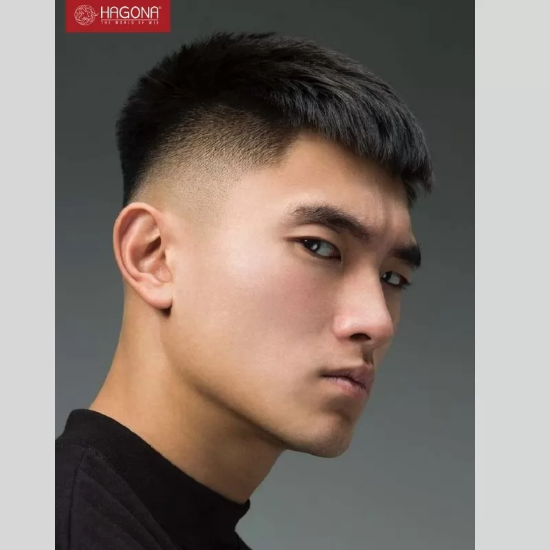 tóc nam giả cua