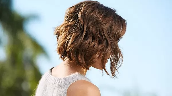 cách đội tóc giả ngắn tóc bob cụp đuôi