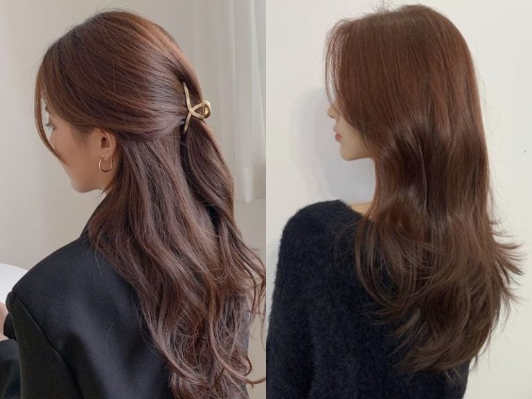 Tóc nâu hạt dẻ hợp mệnh Kim