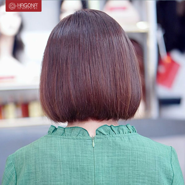  Tóc giả ngắn trung niên làm bằng tóc thật của Hagona - Sự lựa chọn hoàn hảo cho phụ nữ hiện đại