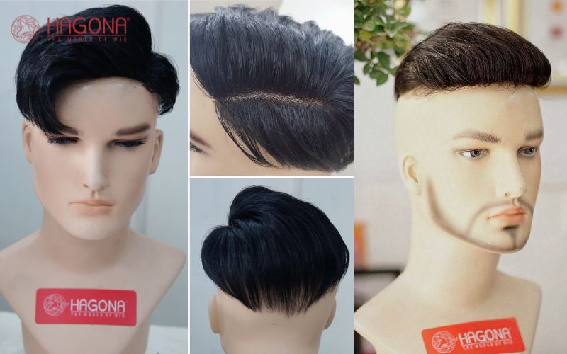 mẫu tóc giả nam