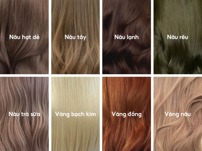 Mệnh Kim hợp tóc màu gì