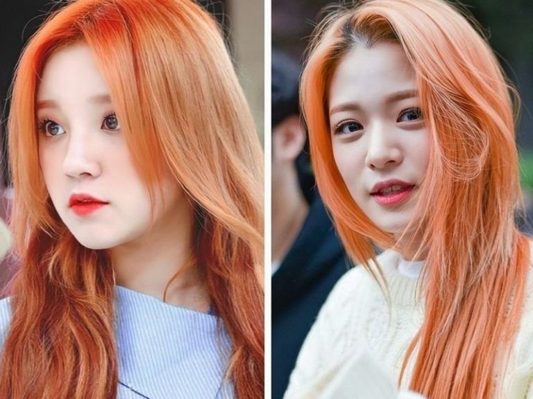 Nhuộm tóc đỏ cam giữ màu trong bao lâu?