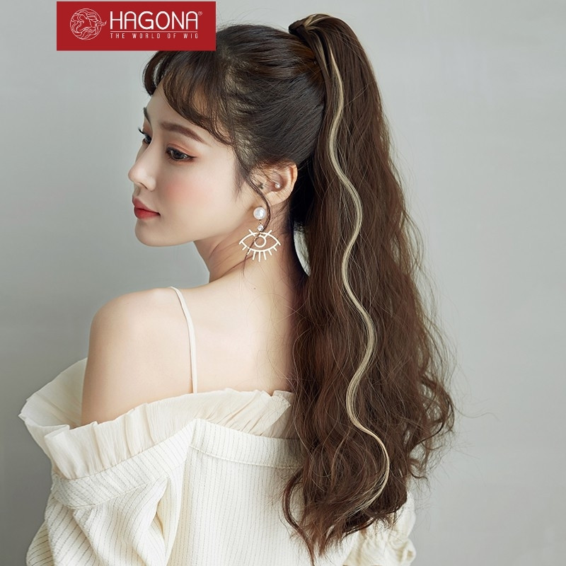  Tóc giả cột đuôi ngựa