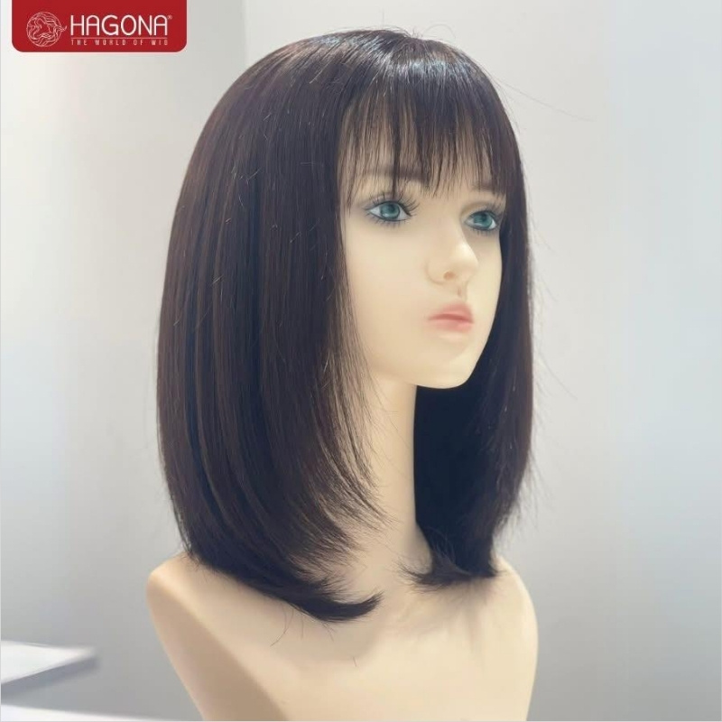 Tóc giả dài thẳng đen