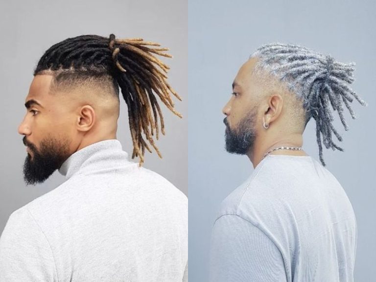Tóc giả dreadlock highlight