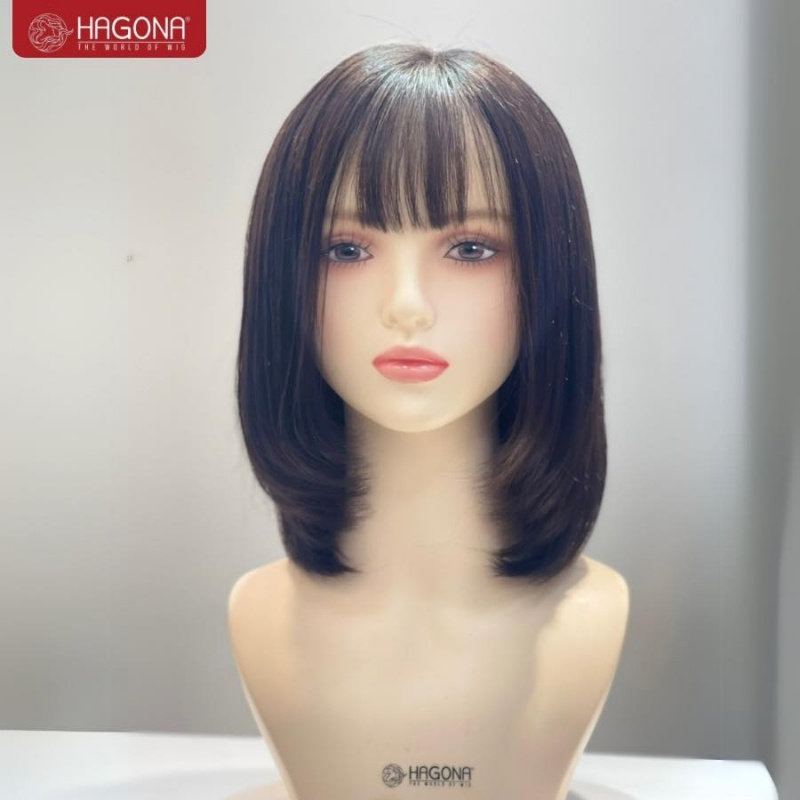 Tóc giả kẹp mái nữ 