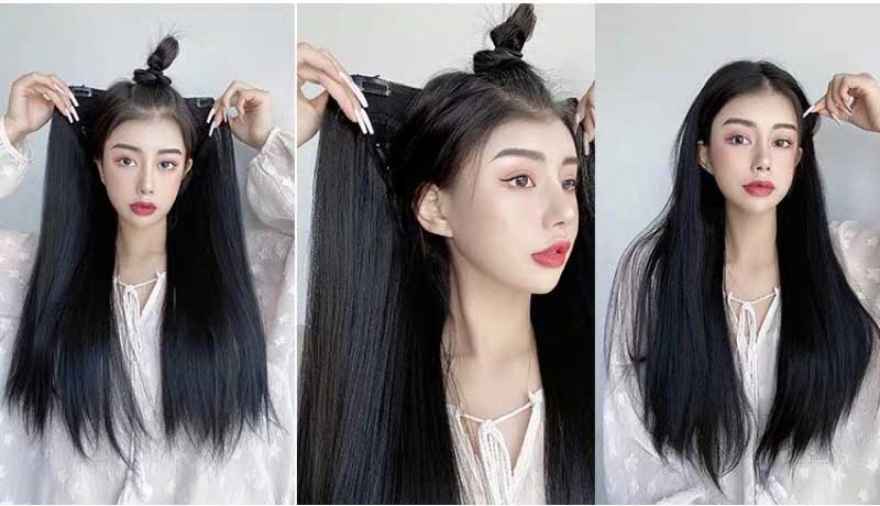 Tóc giả kẹp nửa đầu là gì? Cách dùng tóc kẹp nửa đầu chuẩn đẹp nhất