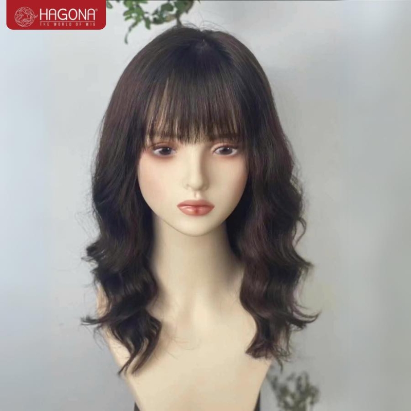 Tóc giả kẹp xoăn đuôi 