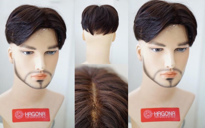tóc giả nam cho người hói
