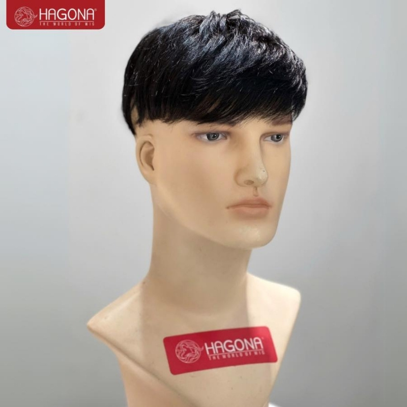 Tóc giả nam kẹp 