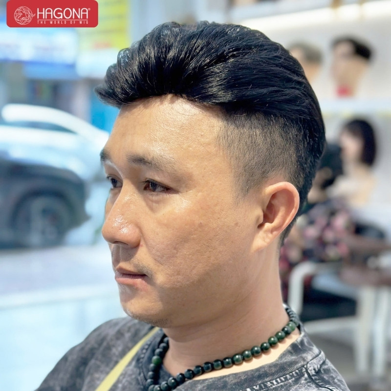 Tóc giả nam kẹp 