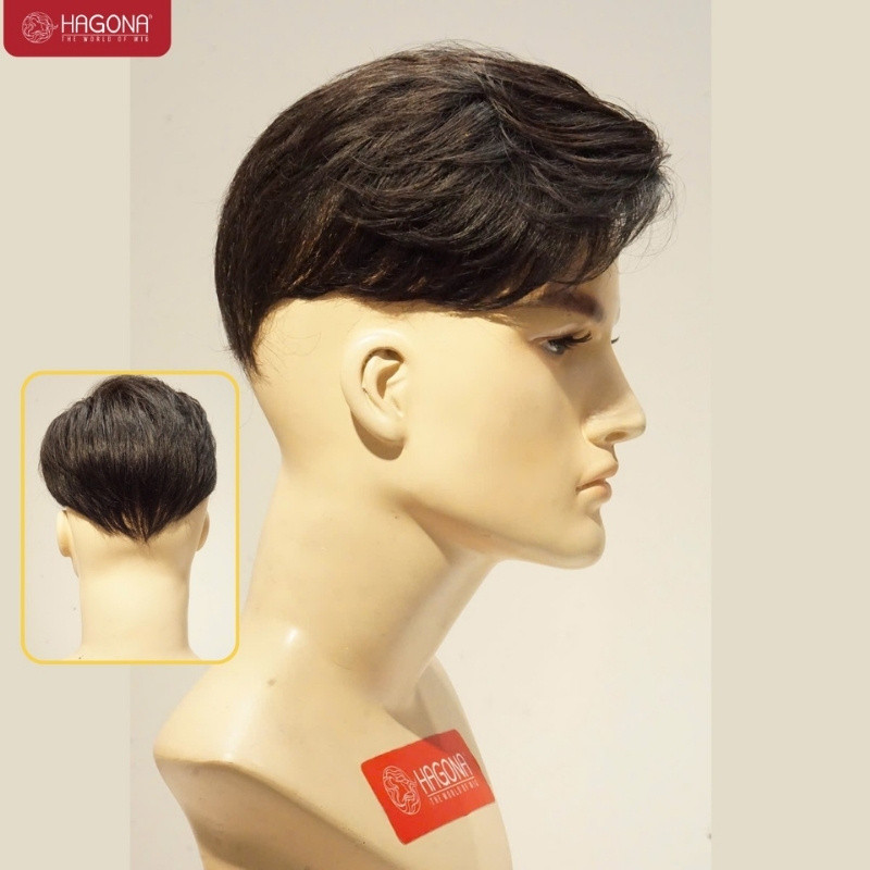 Tóc giả nam kẹp 