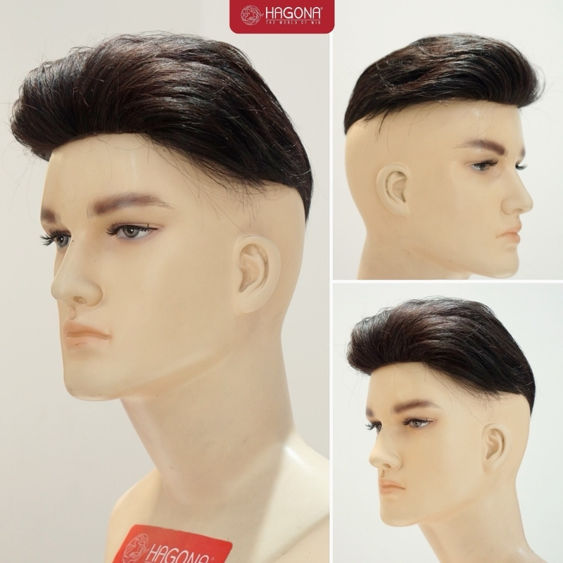 Tóc giả nam kẹp 