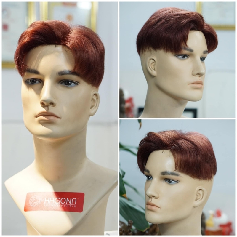 Tóc giả nam kẹp 
