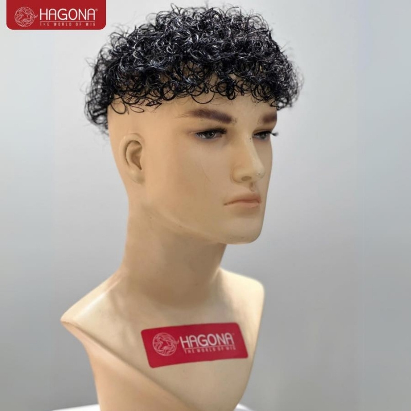 Tóc giả nam kẹp 