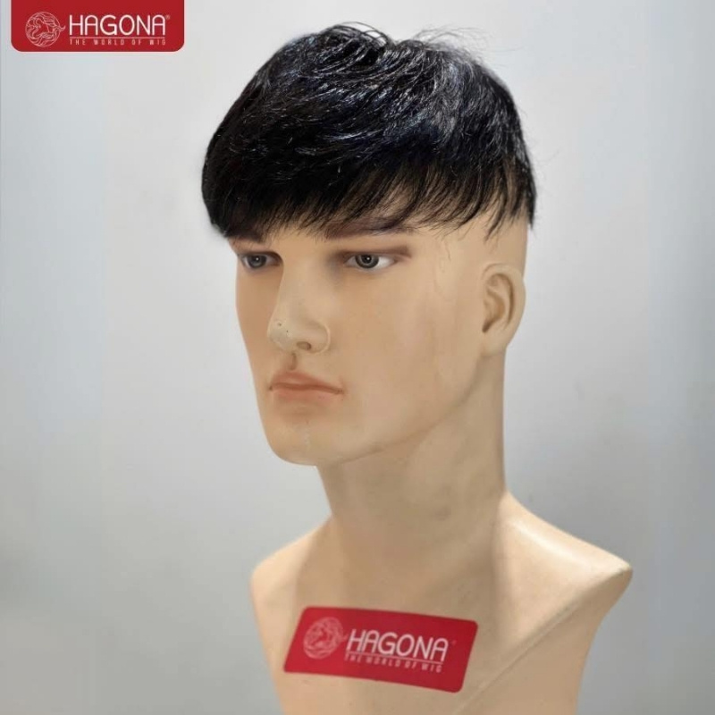 tóc giả nam Shopee