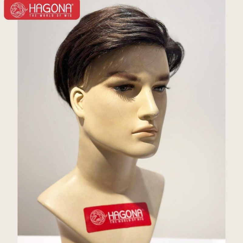 tóc giả nam Shopee