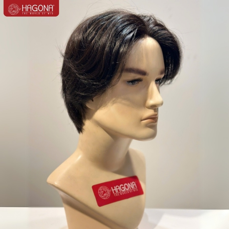 tóc giả nam Shopee