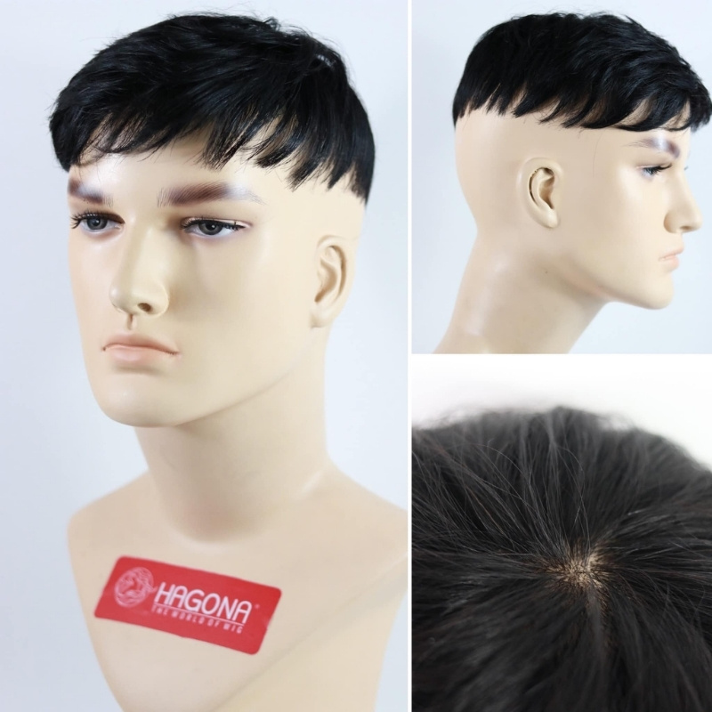 tóc giả nam siêu da đầu