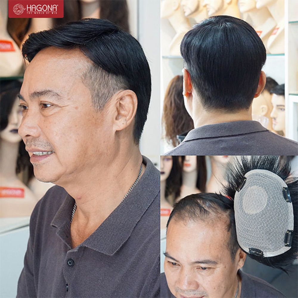 tóc giả nam trung niên hàn quốc