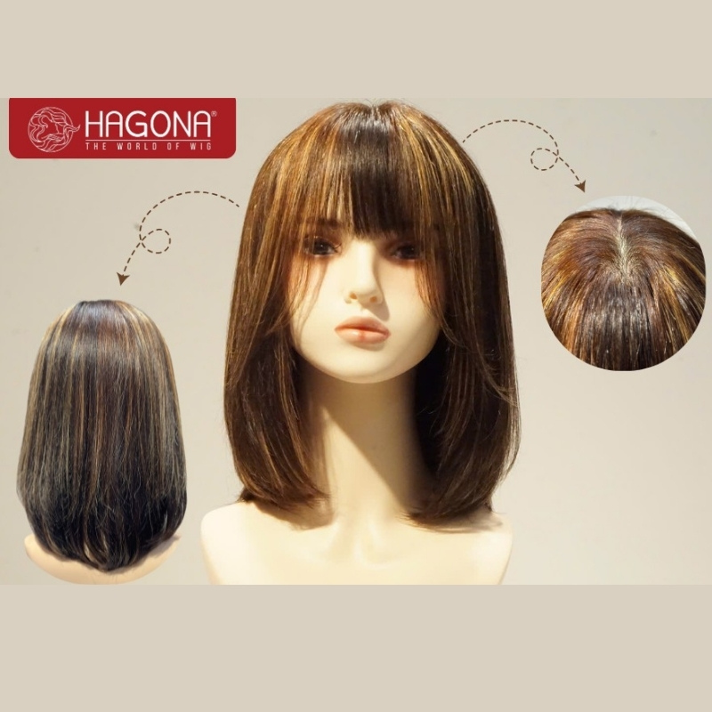 tóc giả nữ 2 màu