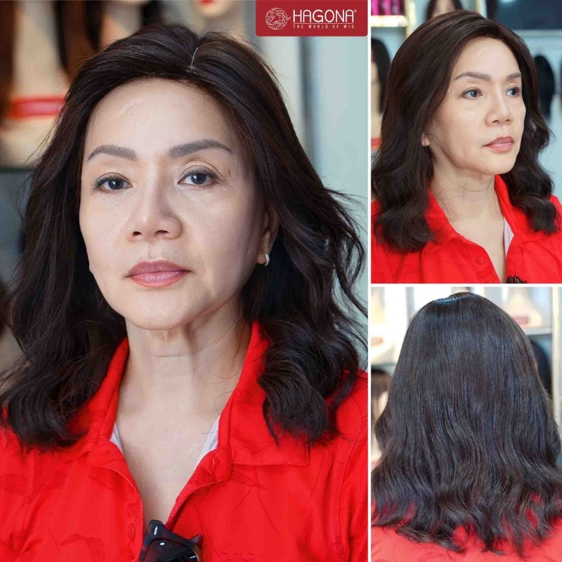 tóc giả nữ nguyên đầu dài