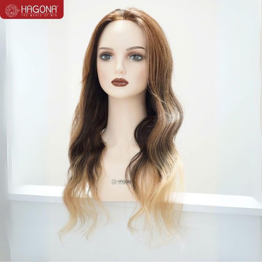 Tóc Giả Nữ Ombre Bạch Kim