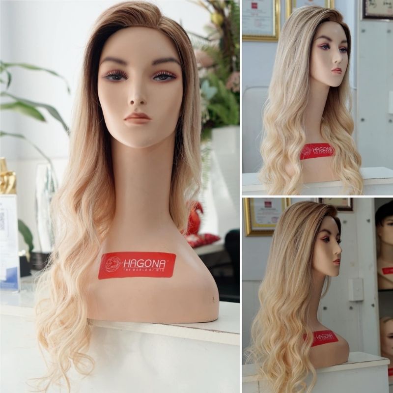 Tóc giả vàng nữ