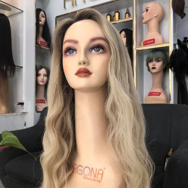 Tóc giả vàng nữ