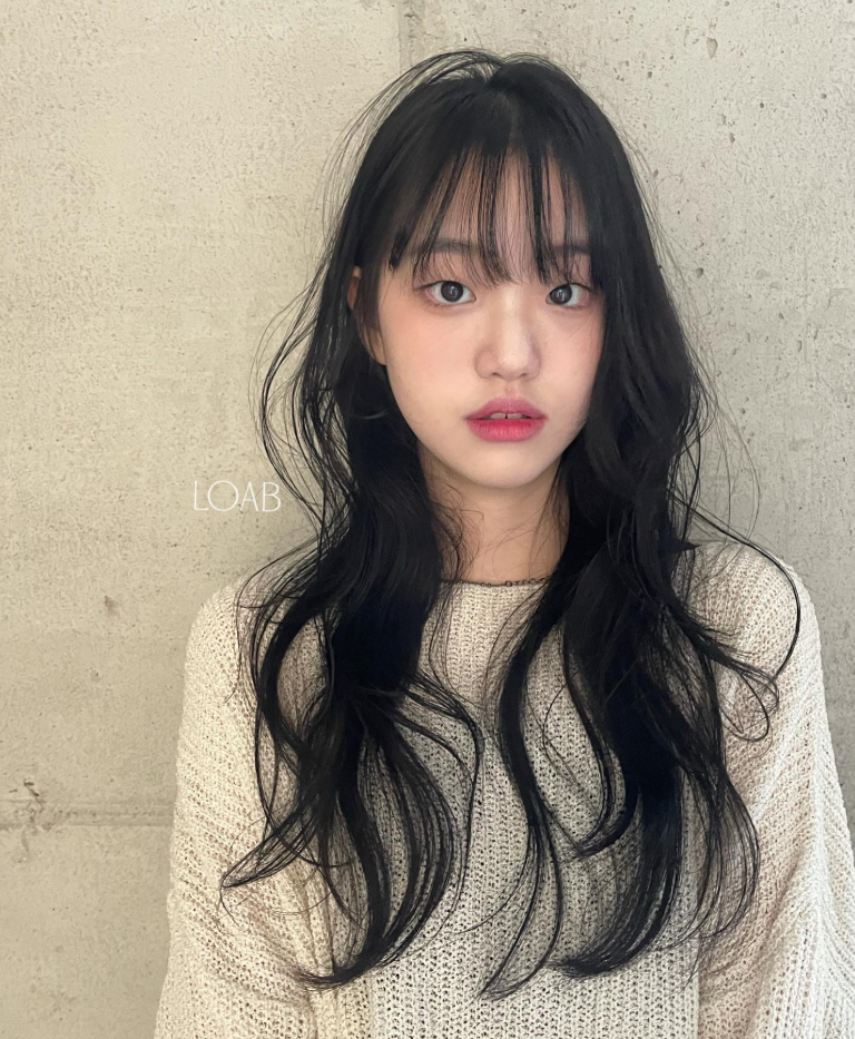Tóc hush cut uốn xoăn nhẹ