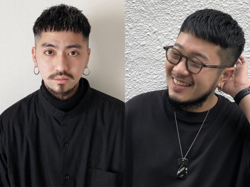 Kiểu tóc mohican mái ngố nam