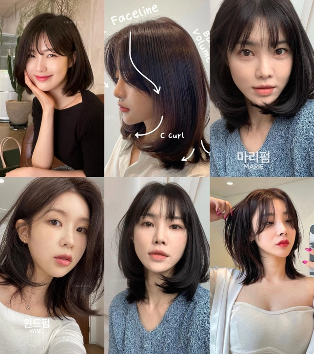 Tóc Ngắn Chạm Xương Quai Xanh (Clavicle Cut)