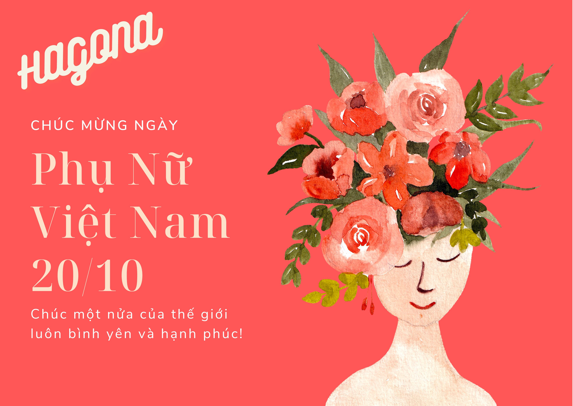Hagona Chúc Mừng Ngày Phụ Nữ Việt Nam 20 Tháng 10