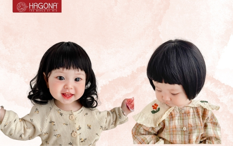 Tóc giả nữ trẻ en - Phụ kiện đáng yêu dành cho các bé