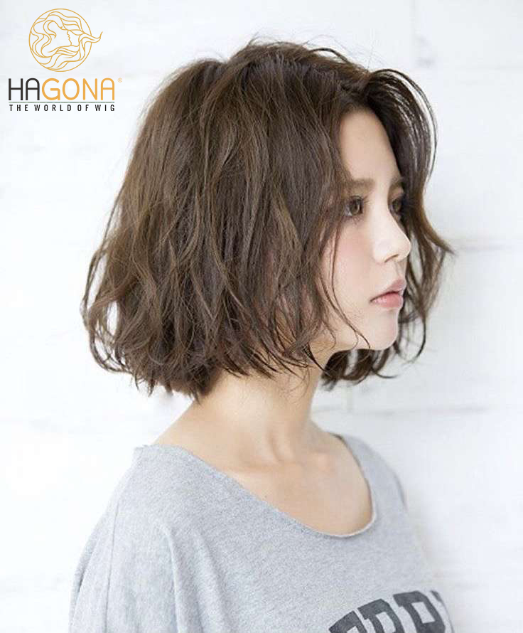 7 kiểu tóc giả nữ ngắn đẹp cho mặt tròn  Tóc giả Naki Queen